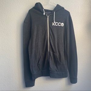 KCCO gray zip up jacket